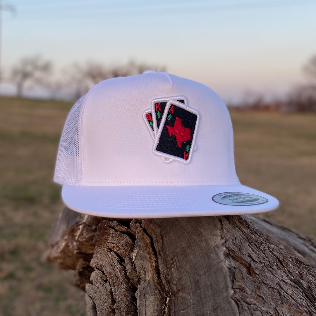 "Ace of Texas" White Cap