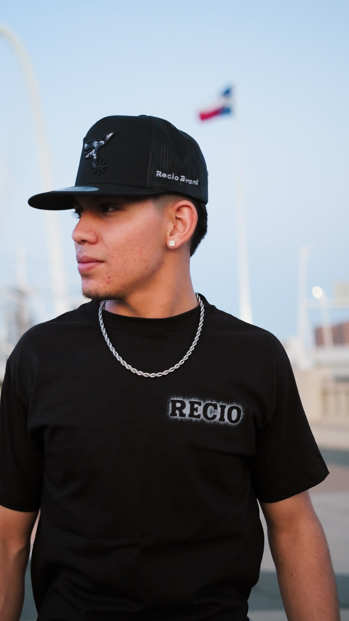 Recio Triple Black Short Sleeve T-Shirt